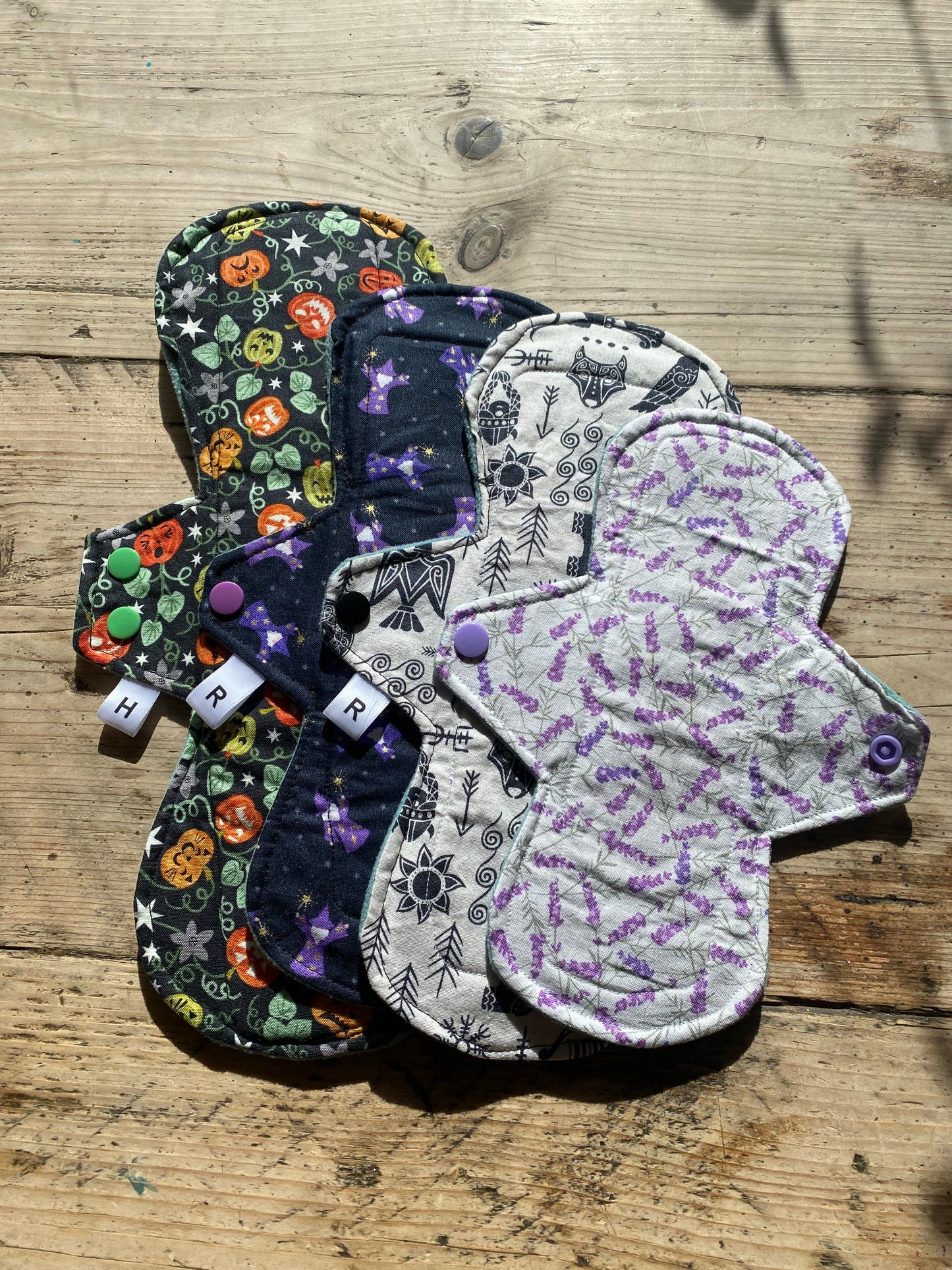 Reusable cloth period pad starter kits